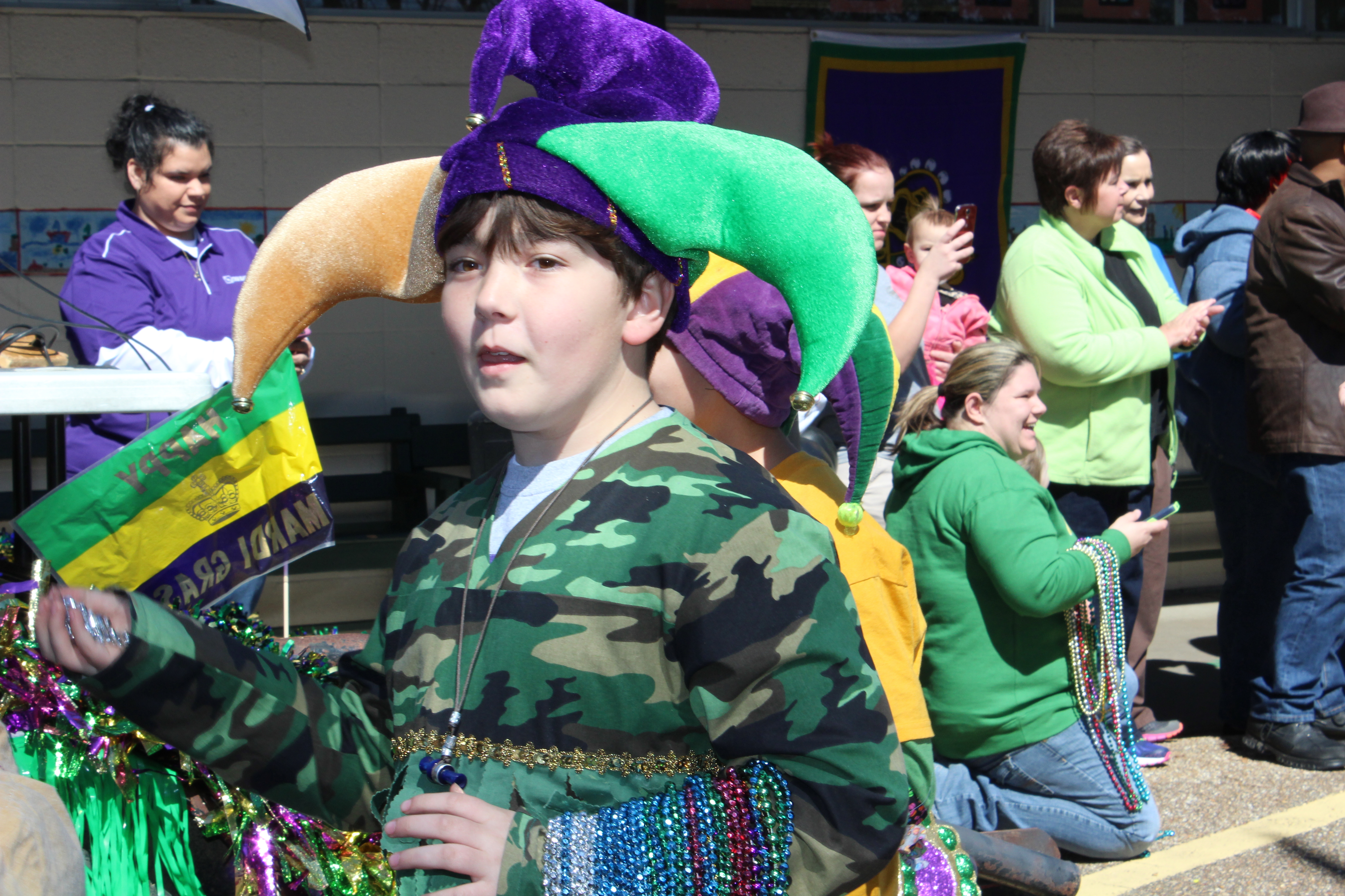 Mardi Gras parade at Glendale Elementary EuniceToday Archive The