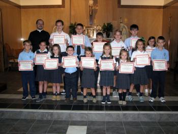 September Christians of the Month at St. Francis School