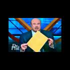 Dr. Phil McGraw opens folder containing autopsy report.
